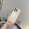 圖璐璐【自帶鏡頭膜】適用蘋果16/15Promax手機殼iPhone14pro全包防摔13PM男超薄磨砂plus新款散熱保護套 【鈦原色】超薄-散熱-防指紋 蘋果16Promax【自帶鏡頭膜】 曬單實拍圖