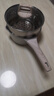 京東京造 奶鍋 白麥飯石色不粘奶鍋帶蒸屜煮鍋輔食鍋 燃?xì)怆姶艩t通用18cm 曬單實(shí)拍圖