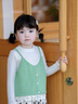LUSON小O寶Okids童裝寶寶針織馬甲女秋季2025新款女童百搭洋氣吊帶背心 曬單實(shí)拍圖