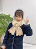 恒源祥圍巾女毛毛秋冬季百搭韓版加厚仿兔毛保暖針織毛絨脖套交叉毛領(lǐng)子 花邊針織毛絨淺駝 曬單實(shí)拍圖