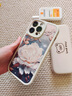 屹川（YICHUAN）適用蘋果16/17/pro/max手機殼 iPhone16plus全包16e防摔Air網(wǎng)紅新款皮紋硅膠軟殼望舒金蓮女款 【古董白】望舒金蓮-贈保護膜+掛繩 蘋果16 曬單實拍圖