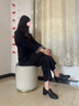 愛(ài)步（ECCO）樂(lè )福鞋女 25年新款優(yōu)雅淺口正裝單鞋粗跟高跟鞋女 型塑291903 黑色29190301001 39 曬單實(shí)拍圖