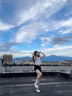 CAMILA KSENIA小白鞋女士2025新款夏季踩屎感增高軟底防滑運動鞋百搭休閑板鞋子 卡其色 36 曬單實拍圖