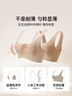 ubras25年新無(wú)尺碼小奶皮紙片人內衣胸大顯小瘦薄無(wú)痕隱形背心文胸女 文胸-燕麥奶色 均碼 標準版 100-130斤/A-C杯 曬單實(shí)拍圖