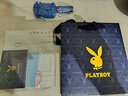 花花公子（PLAYBOY）品牌手表男士石英表夜光防水雙日歷簡約男表生日禮物男士手表全黑鋼帶/精美禮盒/定制刻字 曬單實拍圖