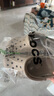 卡駱馳（CROCS）洞洞鞋貝雅男鞋女鞋輕便耐磨一腳蹬拖鞋休閑鞋|10126 卵石色-2V3 39 (240mm) 曬單實拍圖