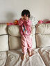 嘟嘟家寶寶衛(wèi)衣套裝春裝潮兒童兩件套春款男童運動服女童童裝 粉獨角獸 曬單實拍圖