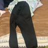 貓人七夕情人節(jié)禮物休閑褲男春秋季男士褲運動潮牌戶外寬松褲子黑色束 曬單實拍圖