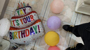 煙雨集生日場(chǎng)景布置氣球兒童生日裝飾布置男孩女孩周歲快樂(lè )桌飄拉旗套裝 曬單實(shí)拍圖