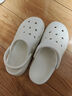 樸西洞洞鞋女款2026年最新款涼鞋夏軟底不累腳eva增高靜音涼拖鞋男 白色 純白隨心搭配 37 (37-38) 曬單實(shí)拍圖
