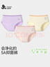 久歲伴兒童內(nèi)褲男女童平角褲薄款中大童學(xué)生透氣抑菌高彈三角短褲3條裝 【小狗小貓】女童/三角/305120/ 3條 160 身高150-162體重90-105斤 曬單實(shí)拍圖
