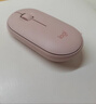 羅技（Logitech）時(shí)尚系列 PEBBLE鼠標 無(wú)線(xiàn)藍牙鼠標 辦公靜音鼠標 女性鼠標對稱(chēng)鼠標 鵝卵石造型 玫瑰粉 曬單實(shí)拍圖