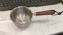 熱油小鍋潑油鍋加厚不銹鋼木柄防燙帶刻度雙倒流口不掛油無(wú)涂層 【木柄】爆款300ml 曬單實(shí)拍圖