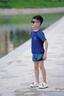 佑游兒童泳衣男童分體2025新款男孩游泳衣中大青少年夏雙層泳褲套裝備 藍色小熊【泳衣套裝】 130 3XL高130-145cm重55-60斤 曬單實拍圖