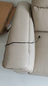 顧家家居（KUKA）零靠墻現(xiàn)代簡約電動功能皮沙發(fā)客廳6196【燕麥色】三人位2電動 曬單實拍圖