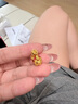 世紀(jì)緣珠寶古法黃金吊墜女999足金三花萌馬琺瑯點(diǎn)睛吊墜送女友禮物 5.08g三花御馬吊墜【紅】【贈(zèng)金色925銀鏈】 曬單實(shí)拍圖