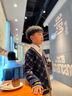 NAVIGARE男童毛衣開衫秋季新款時(shí)尚學(xué)院風(fēng)中大童毛衫外套兒童針織衫 提花休閑 140 曬單實(shí)拍圖