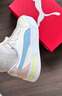 彪馬（PUMA）【小白鞋】增高厚底網(wǎng)球風(fēng)板鞋女復(fù)古休閑鞋 SKYE 374764 米白色-淺藍(lán)色-淺粉色-29 38 曬單實(shí)拍圖