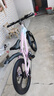 【京東物流】?jì)和孕熊?chē)20-22-24寸變速山地車(chē)6-8-10-15歲學(xué)生車(chē) 山地車(chē)漸變粉-一體輪7速 20英寸 曬單實(shí)拍圖