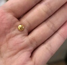 沃爾金黃金轉運珠小金珠足金999重版加厚散珠黃金光面金珠古法珠手串DIY 0.8g,4mm古法重版4顆 曬單實(shí)拍圖