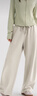 太平鳥(niǎo)女裝休閑褲高腰針織香蕉褲寬松闊腿運(yùn)動(dòng) 灰色新款2  S  曬單實(shí)拍圖