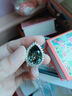 XUPING旭平首飾gdx仿水晶時(shí)尚經(jīng)典水滴項鏈【棱鏡之淚】送閨蜜生日禮物 1號色-黑灰色 約40+6cm 曬單實(shí)拍圖