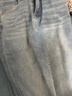 森馬（Semir）森柔|牛仔褲女冬季寬松半松緊腰抓毛長(zhǎng)褲遮胯錐形褲103724124007 曬單實(shí)拍圖