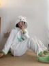 束時(shí)·創(chuàng)漫卡通連體睡衣男女動(dòng)漫物秋冬季加厚加絨法蘭絨學(xué)生大碼家居服套裝 原神納西妲連體（法蘭絨）+棉鞋 M (150-165cm,體重40-55kg) 曬單實(shí)拍圖