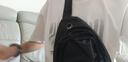 【京東物流】運動便攜男女胸包單肩斜挎騎行健身訓(xùn)練瑜伽帆布包 黑色-雙層 曬單實拍圖