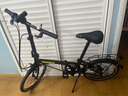大行（DAHON）折疊自行車(chē)20英寸鋁合金輕便6速通勤單車(chē)冠特 KBA061黑色 曬單實(shí)拍圖