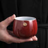 蘇氏陶瓷功夫茶杯 喜字杯個(gè)人杯主人杯4個(gè)大泡茶杯禮盒裝節(jié)日伴手禮 曬單實(shí)拍圖