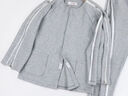 金闌亭秋冬男女易穿脫衣服PICC癱瘓臥床病人護理服骨折術(shù)后專(zhuān)用病號服 灰色空氣棉拉鏈套裝 3XL 曬單實(shí)拍圖