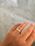卡地亞（Cartier）戒指男女同款 3.6毫米寬LOVE結婚對戒情侶婚戒 B4085200 18K玫瑰金色 52 曬單實拍圖