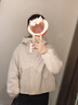 優(yōu)衣庫女裝休閑連帽短外套/時尚百搭25秋冬新款479229 31 米色 M /160/84A 曬單實拍圖