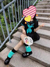 十一封信jk cos小熊來(lái)信初音黑色原創(chuàng)水手服女短袖夏服日系百褶裙 初音黑小熊短袖上衣+領(lǐng)結(jié) XS 曬單實(shí)拍圖