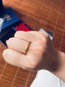 中國黃金（CHINA GOLD）素圈黃金戒指女足金滿天星求婚戒七夕情人節(jié)禮物送女友老婆生日 [京速達]足金光砂戒指13-14# 曬單實拍圖