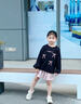 小豬彼特女童秋裝套裝超好看2025年新款春秋衛(wèi)衣兒童秋季連衣裙百褶短裙子 1566粉色+4940黑色 170 cm 曬單實拍圖
