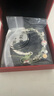 中國黃金銀手鐲足銀999純銀鐲子女款和田玉手鏈玉串首飾生日禮物送女朋友 玉見(jiàn)桃花【中金禮盒】足銀和田玉 曬單實(shí)拍圖
