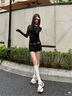 CHERY KALLY百搭厚底增高老爹鞋女高顏值輕奢鞋子女運動(dòng)休閑鞋臟臟女鞋 朱玉白 white erd 37 曬單實(shí)拍圖