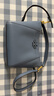 Tory Burch 湯麗柏琦 MCGRAW小號水桶包TB 74956 【京東專(zhuān)享】布倫納藍 400 OS 曬單實(shí)拍圖