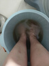 本迪家用加深洗腳桶洗腳足浴桶泡腳盆塑料泡腳桶水桶單個(gè)裝顏色隨機 曬單實(shí)拍圖