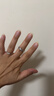 唯一（Winy）情侶銀戒指對戒男女純足銀999求訂結(jié)婚戒送女友生日禮物 曬單實拍圖
