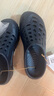 迪卡儂（DECATHLON）游泳男士涼鞋沙灘拖鞋洞洞鞋外穿NABD2027999深藍色網格款41碼 曬單實拍圖