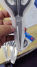 得力(deli)【超級爆款】180mm辦公生活家用剪刀 中號剪子手工辦公用品【大手柄 更舒適】 TJ125 曬單實拍圖