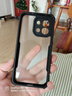 訊迪【鏡頭全包·360°旋轉(zhuǎn)支架】適用oppo一加13t手機殼oneplus1+13T氣囊透明防摔保護套磁吸保護殼 一加13T【黑·鐳射紋款】SGS防摔認證 曬單實拍圖