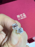 潮宏基PT950鉑金耳釘七夕禮物計(jì)價(jià) 鉑雅四葉草 EEP40000513 一對約1.1g 曬單實(shí)拍圖