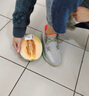 阿迪達(dá)斯男鞋Yeezy350春夏椰子休閑鞋F(xiàn)X9035UK8.5碼42.5碼 曬單實(shí)拍圖
