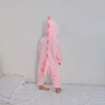 可歆寶貝女童恐龍衣服連體睡衣兒童防著(zhù)涼法蘭絨男童寶寶秋冬卡通男孩哈衣 粉色（恐龍連體） 90 碼建議1-2歲（身高85左右） 曬單實(shí)拍圖