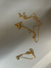 金至尊（3DG Jewellery）肖邦鏈黃金項鏈素鏈足金999項鏈簡約金頸鏈子生日禮物計價 金重2.58克(配珠寶禮盒) 曬單實拍圖