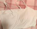 草本初色免穿內衣女背心美背打底內搭一體式帶杯墊文胸 月光白【長款】 XL 曬單實拍圖